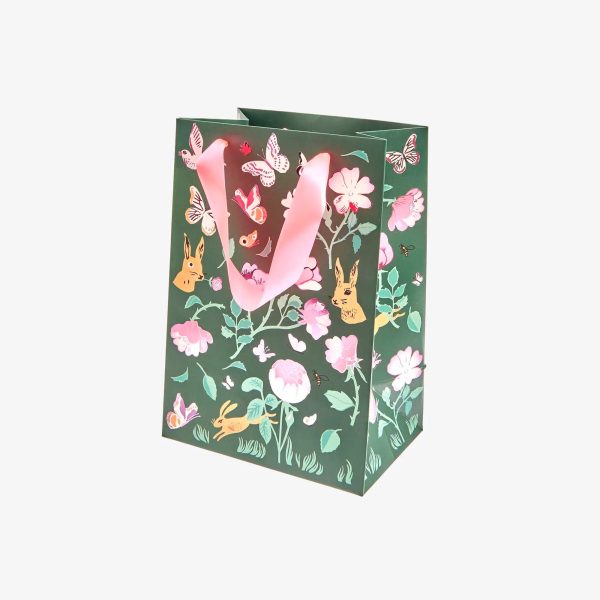 Geschenktüte   Frühlingswiese   M   18x26x12 cm Zu verkaufen