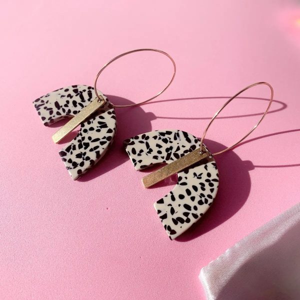 Ohrringe   Boho   14K goldfilled dots Verkauf – Bild 2